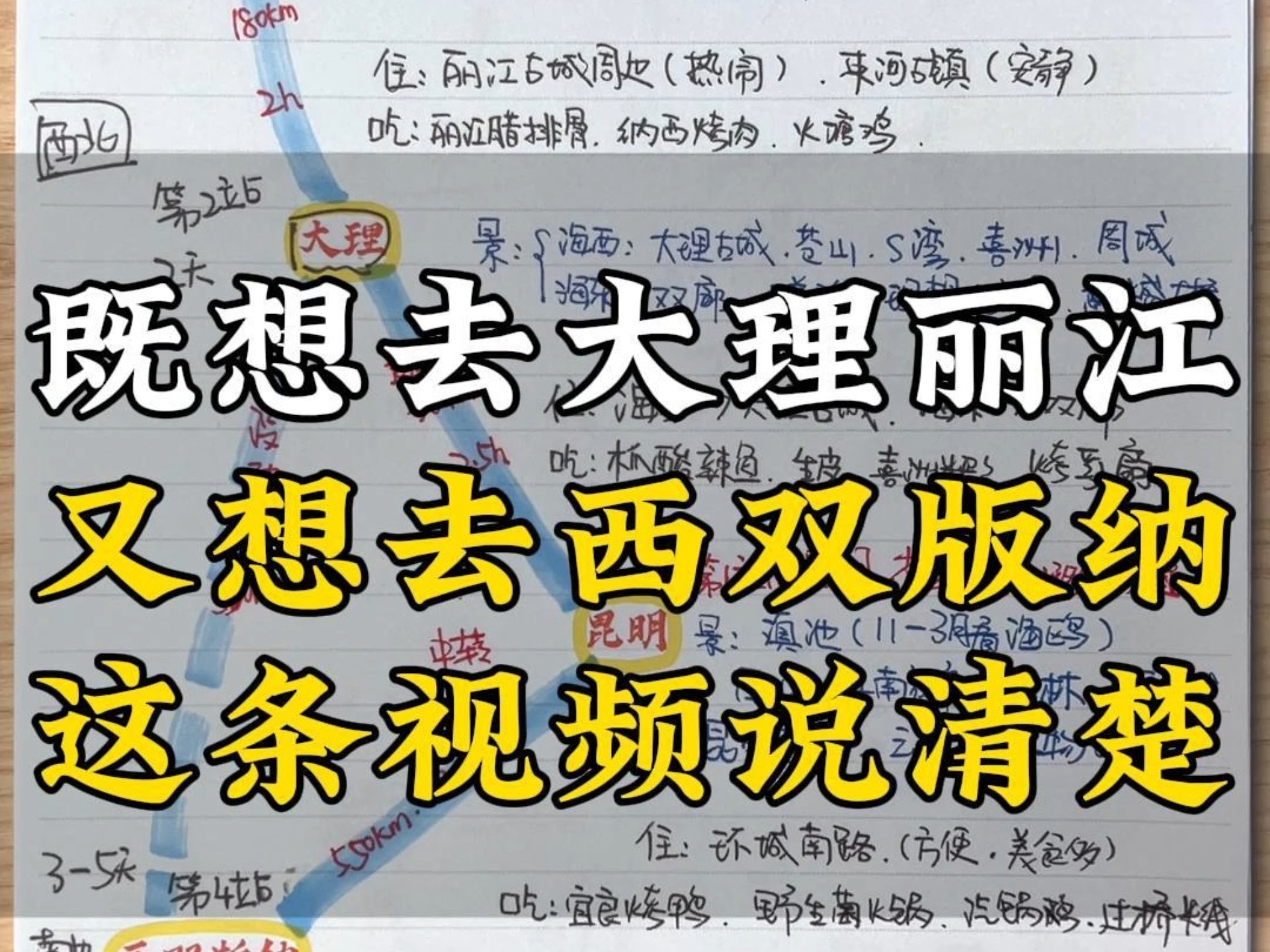 I want to go to Dali and Lijiang but also to Xishuangbanna. This video explains it clearly #YunnanTravel#Dali#Lijiang#xishuangbanna#kunming