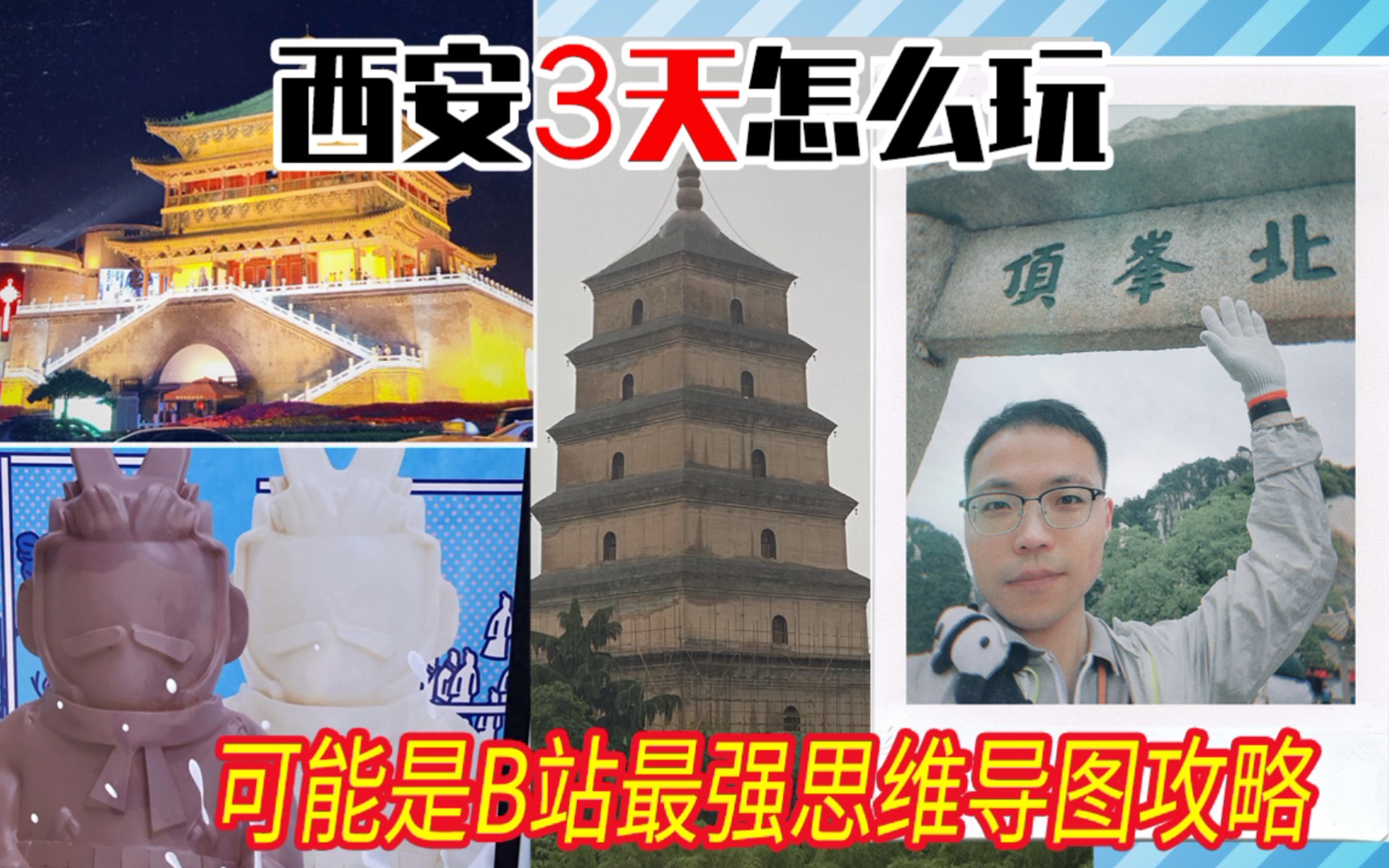 [Mind Map] Xi’an 3-day travel guide and Huashan detailed guide